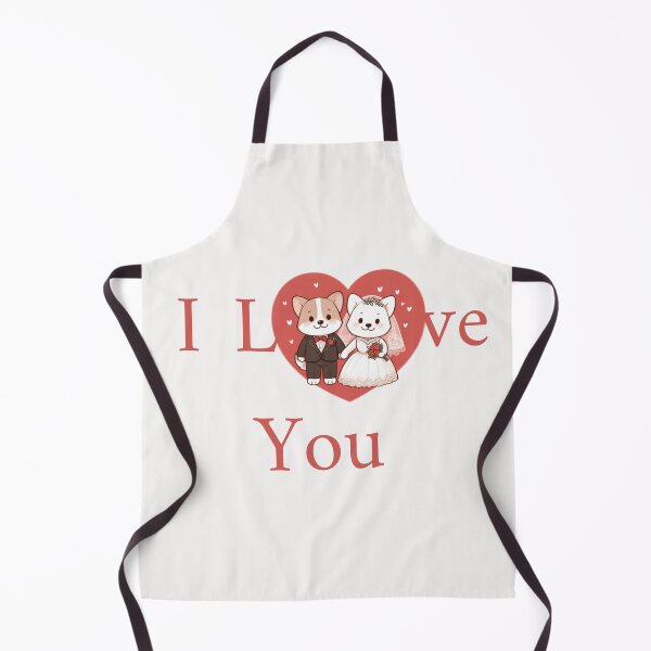 Item preview, Cute Dog Couple I Love You designed and sold by LemuellTrends.