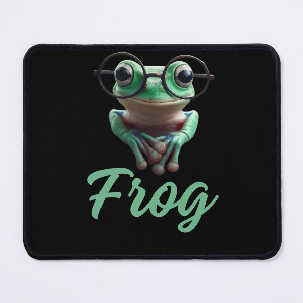 Item preview, Frog with glasses designed and sold by rominek77.