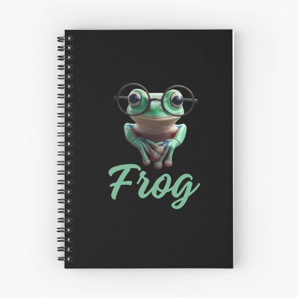 Item preview, Frog with glasses designed and sold by rominek77.