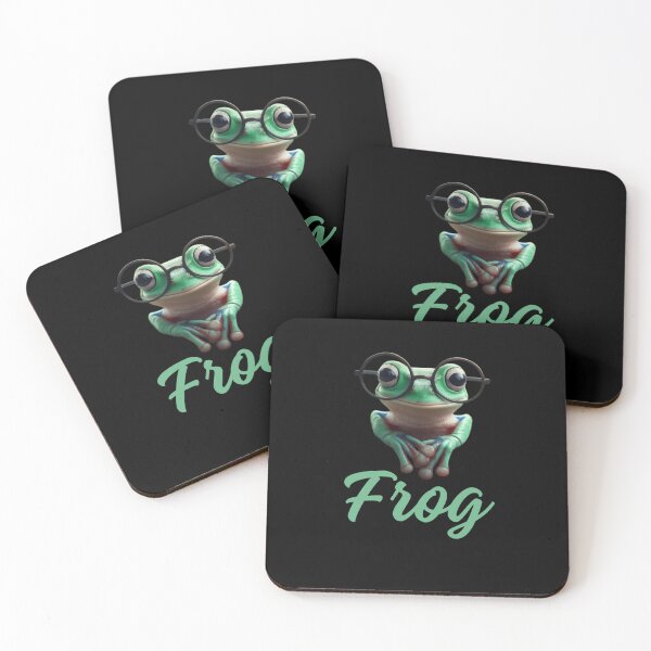 Item preview, Frog with glasses designed and sold by rominek77.