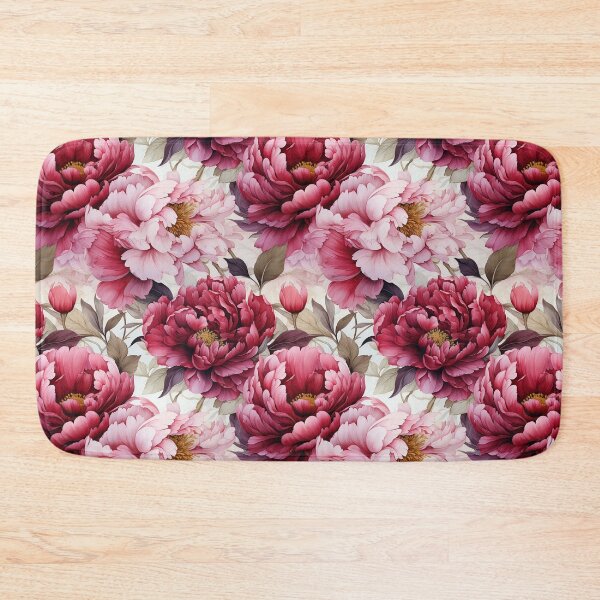Item preview, Peony Tile 30: Ruffled Symphony in Blush and Blossom, Rose-Kissed Dreams on Leafy Thrones designed and sold by TheBrainArt.
