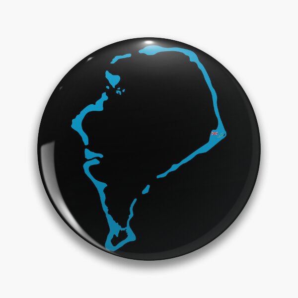 Item preview, Flag Map of Tuvalu designed and sold by feether-store.