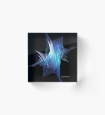 Incendia Blue Acrylic Block