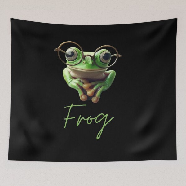 Item preview, Frog with glasses 2 designed and sold by rominek77.