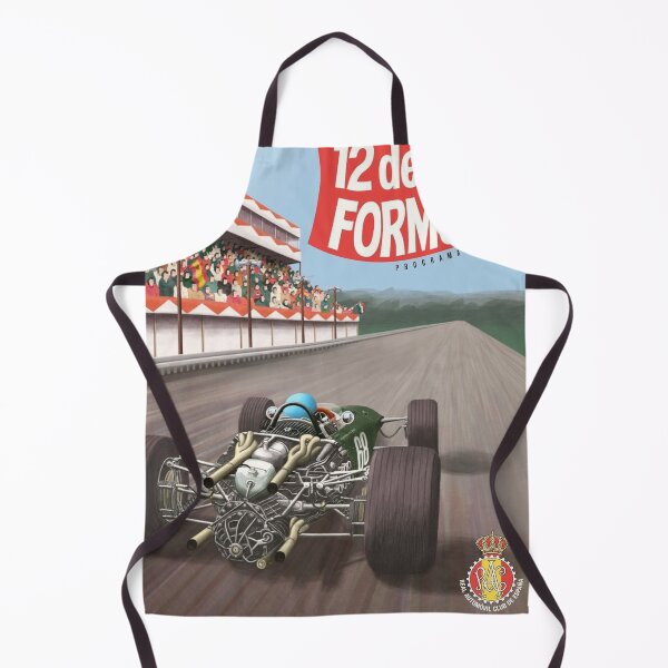 Item preview, Spanish Grand Prix 1968 - Vintage Formula 1 Racing Poster designed and sold by Road To Track.