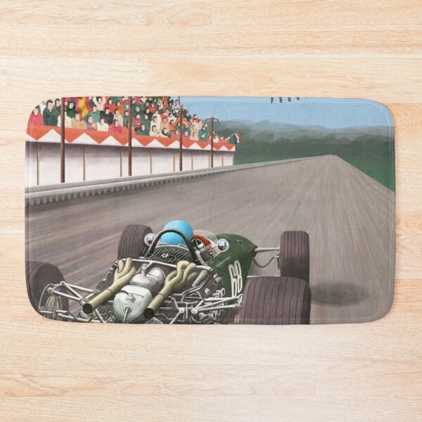 Item preview, Spanish Grand Prix 1968 - Vintage Formula 1 Racing Poster designed and sold by Road To Track.
