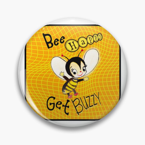 Item preview, Bee Happy Get Buzzy designed and sold by CirqueBizerk.