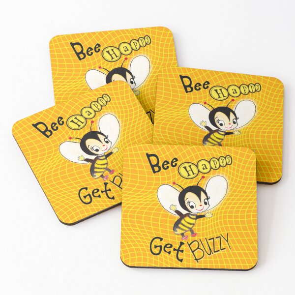 Item preview, Bee Happy Get Buzzy designed and sold by CirqueBizerk.