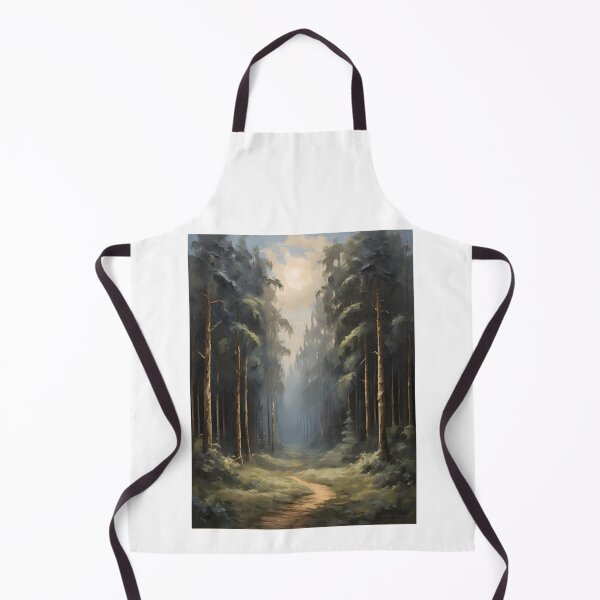 Artikelvorschau, Ein Pfad in einen wunderschönen Wald, Vintage Ölgemälde entworfen und verkauft von CreativeSparkzz.