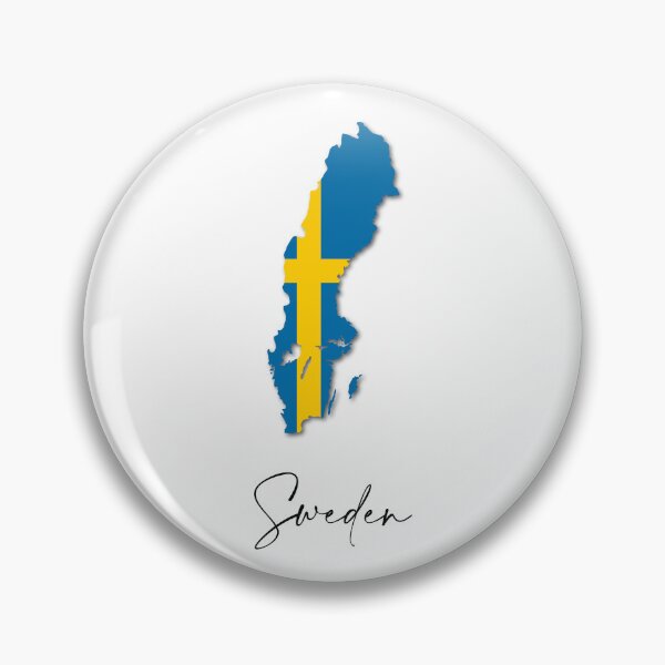 Item preview, Sweden Country Map and Flag Stockholm Europe designed and sold by dk-design85.