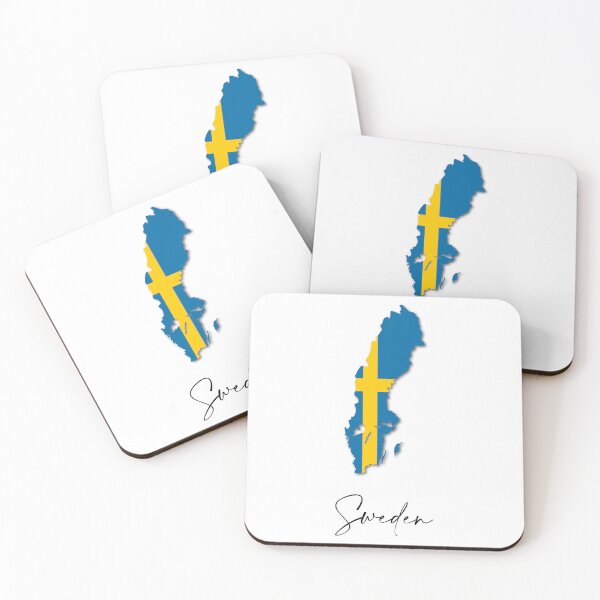 Item preview, Sweden Country Map and Flag Stockholm Europe designed and sold by dk-design85.