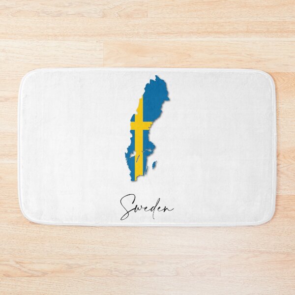 Item preview, Sweden Country Map and Flag Stockholm Europe designed and sold by dk-design85.