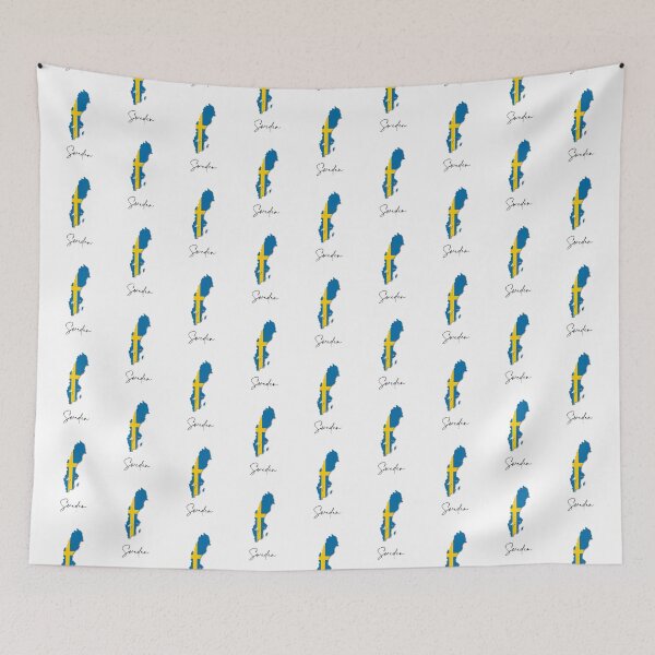 Item preview, Sweden Country Map and Flag Stockholm Europe designed and sold by dk-design85.