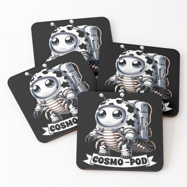 Item preview, Dairy Cow Isopod Cute Bug Cosmo-pod designed and sold by Joyful-Park.