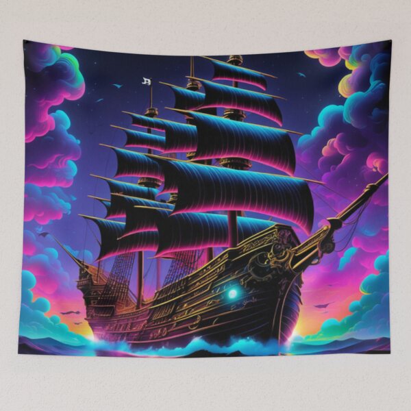 Item preview, Lost Abandoned Pirate Ship designed and sold by TheDarkWardrobe.