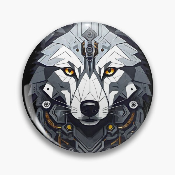 Item preview, Abstract Cyber Wolf designed and sold by jpvoodoo.