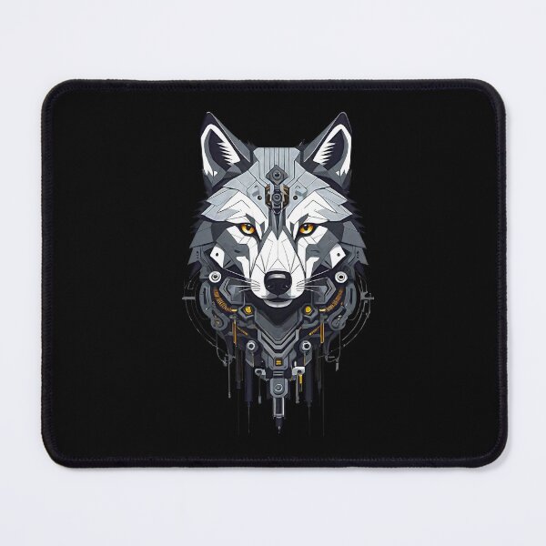 Item preview, Abstract Cyber Wolf designed and sold by jpvoodoo.