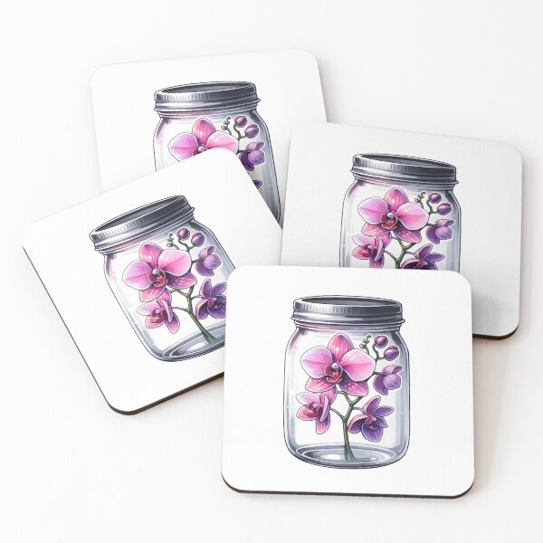 Item preview, Mason Jar with Flowers designed and sold by Truck Stop One.