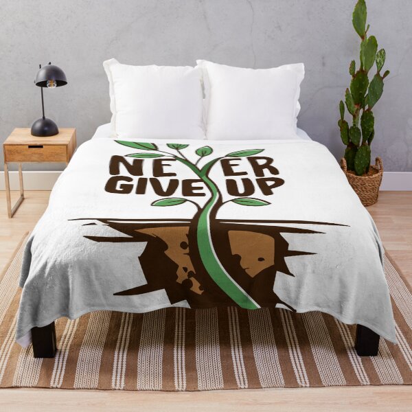 Item preview, Never Give Up, Don't Give Up, Motivational, Mental Health designed and sold by PrintShangri-La.