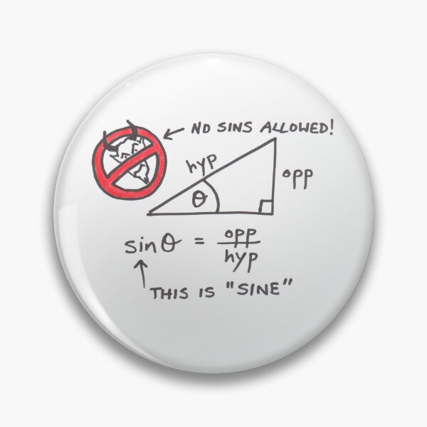 Item preview, Sine Of An Angle Math Cartoon designed and sold by MikeJory.