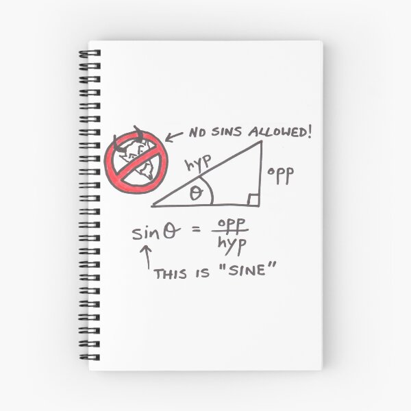 Item preview, Sine Of An Angle Math Cartoon designed and sold by MikeJory.