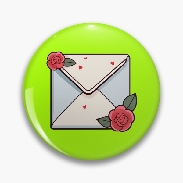 Artikelvorschau, Kleiner Brief mit Rosen entworfen und verkauft von StickerLab4.