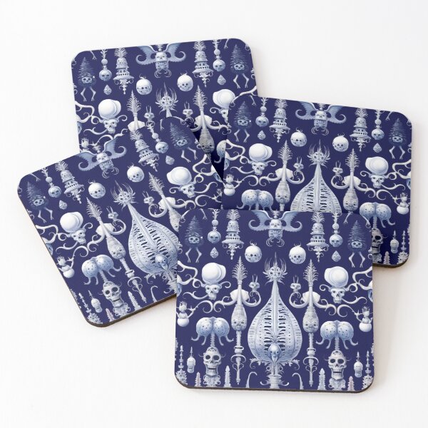 Item preview, Gothic Ornamentary - Navy designed and sold by CowBonBon.