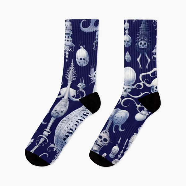 Item preview, Gothic Ornamentary - Navy designed and sold by CowBonBon.