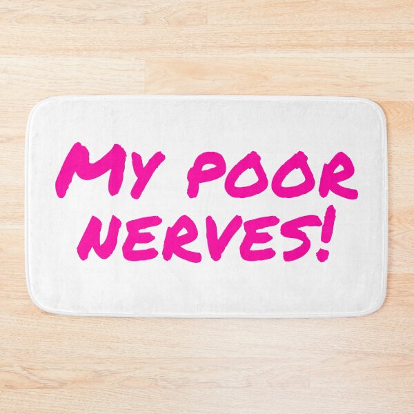 Item preview, My Poor Nerves! designed and sold by NerdyThreadArt.