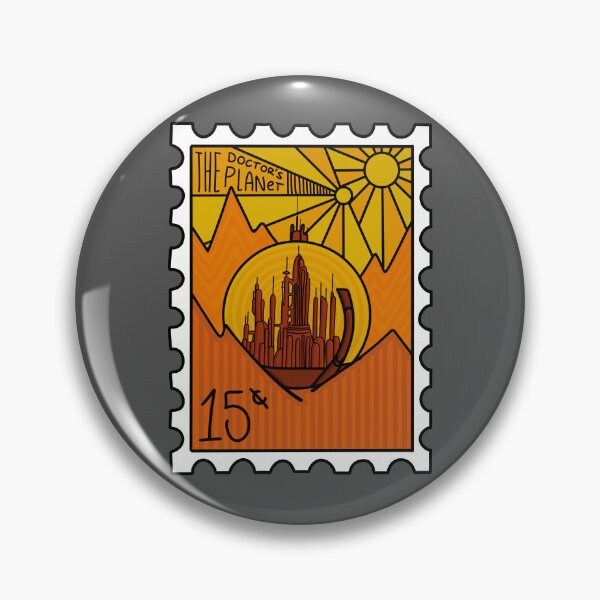 Item preview, The Doctor’s Planet Stamp designed and sold by OctagonGlasses.