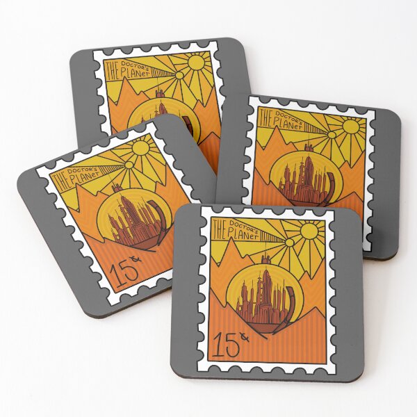 Item preview, The Doctor’s Planet Stamp designed and sold by OctagonGlasses.