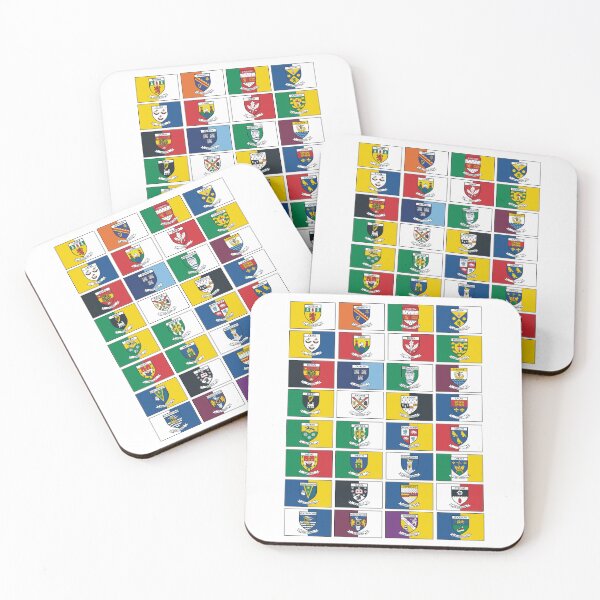 Item preview, The 32 Counties of Ireland - Flags and Crests designed and sold by REAL IRISH GIFTS.