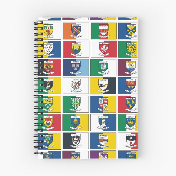 Item preview, The 32 Counties of Ireland - Flags and Crests designed and sold by REAL IRISH GIFTS.