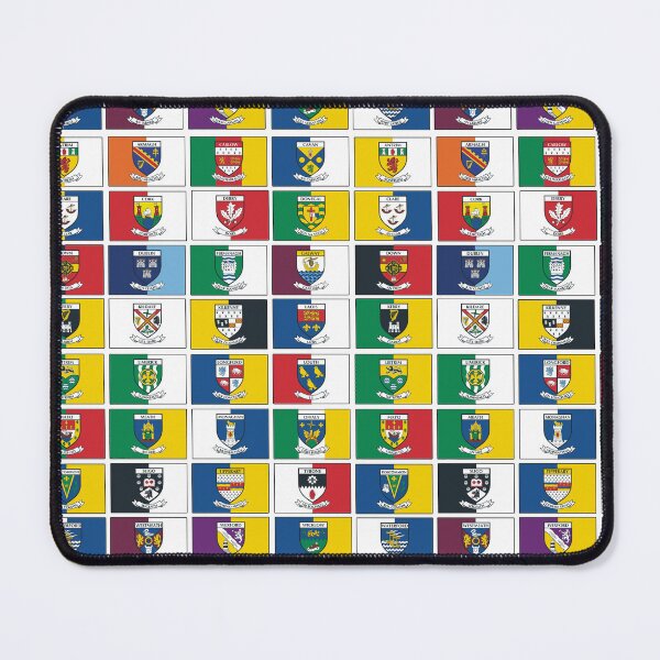 Item preview, The 32 Counties of Ireland - Flags and Crests designed and sold by REAL IRISH GIFTS.