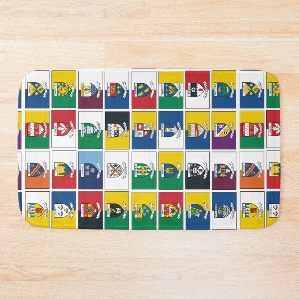 Item preview, The 32 Counties of Ireland - Flags and Crests designed and sold by REAL IRISH GIFTS.