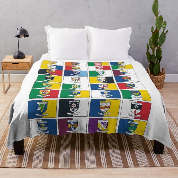 Item preview, The 32 Counties of Ireland - Flags and Crests designed and sold by REAL IRISH GIFTS.