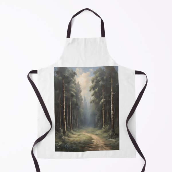 Artikelvorschau, Ein Pfad in einen wunderschönen Wald, Vintage Ölgemälde entworfen und verkauft von CreativeSparkzz.