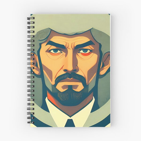 Item preview, The Visionary: An Abstract Portrait of Masculinity and Elegance designed and sold by FriskyLemur.