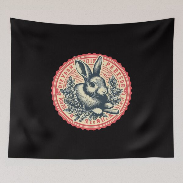 Item preview, Vintage Rabbit Stamp designed and sold by CoolThingss.