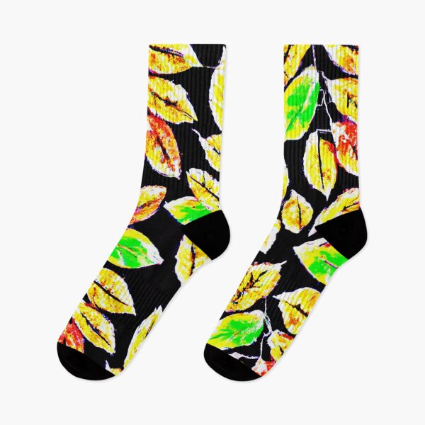 Item preview, Neon Leaf Symphony Pattern designed and sold by Health And Fitness Posts e-Store.
