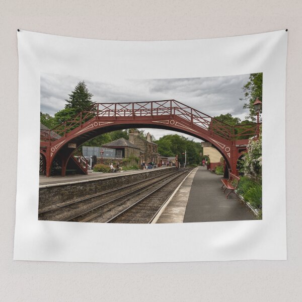 Item preview, Railway bridge in Goathland train station, North York Moors railway designed and sold by yackers1.
