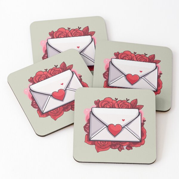 Item preview, enchanted letter of roses designed and sold by StickerLab4.