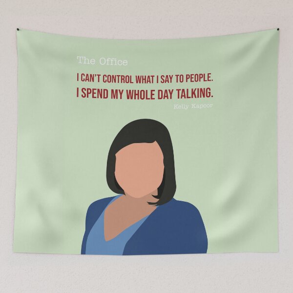Item preview, The Office- Kelly Kapoor- Quotes designed and sold by pinkunicornshop.