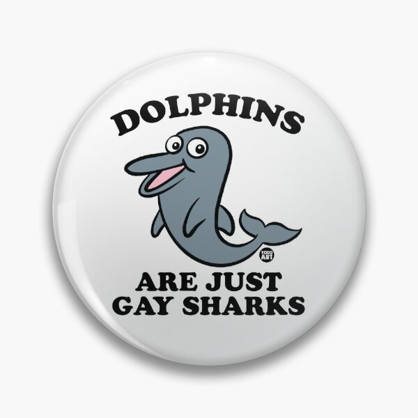 Item preview, DOLPHINS GAY SHARKS designed and sold by TODD GOLDMAN.