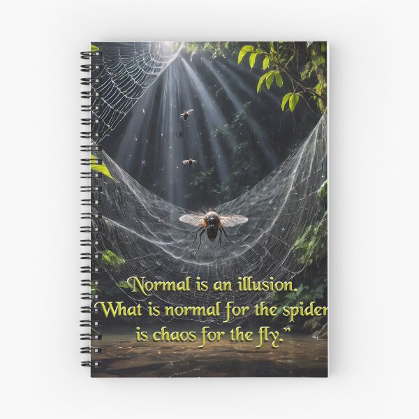 Item preview, Normal is an illusion-Spider and fly designed and sold by Irisangel.