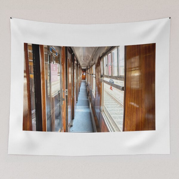 Item preview, The interior of a traditional railway carriage on the North York Moors Railway designed and sold by yackers1.