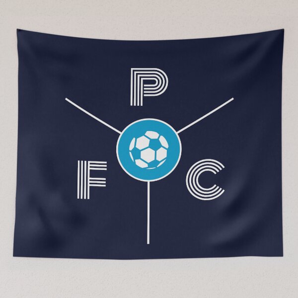 Item preview, Paris FC PFC Football Minimalist Style Artwork designed and sold by kakarikihill.