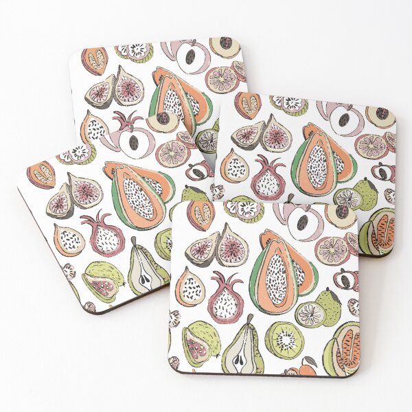 Item preview, Tropical fruits designed and sold by Pretty Postcards.