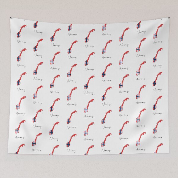 Item preview, Norway Country Map and Flag Oslo Europe designed and sold by dk-design85.