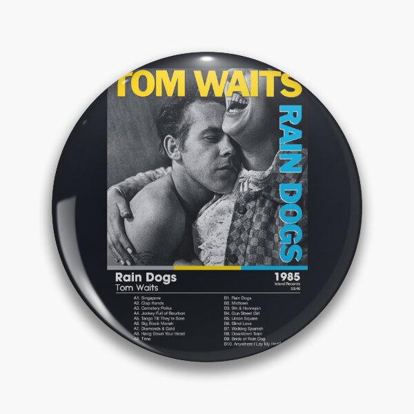 Item preview, Tom Waits - Rain Dogs | Album Card (Dark) designed and sold by theoralcollage.